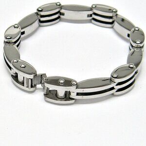 Bracelet Stainless Steel Heavy Link Chain 8 Inches Men Women Unisex 6001